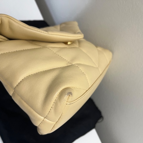 Saint Laurent Mini Puffer in Quilted Leather - Picture 14 of 17